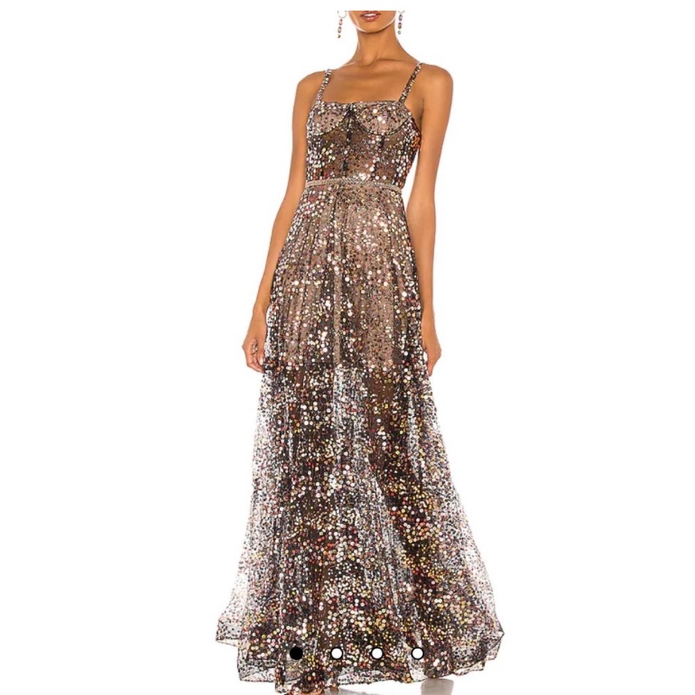Bronx and Banco Midnight Gown Dress Black Size S